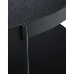 Tavolino Rotondo Da Salotto In Legno Renee