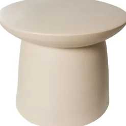 Tavolino Rotondo In Gres Terraglia