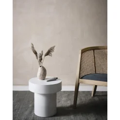 Tavolino Rotondo In Legno Di Mango Baratti