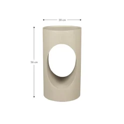 Tavolino Rotondo In Metallo Sai