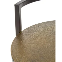 Tavolino Rotondo In Metallo Circle