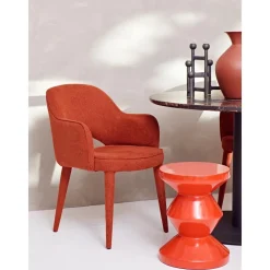 Tavolino Rotondo Zig Zag