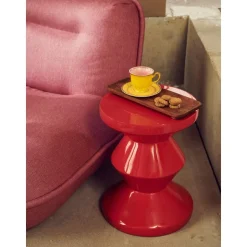 Tavolino Rotondo Zig Zag