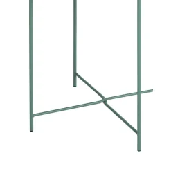 Tavolino-Vassoio Rotondo In Metallo Sangro