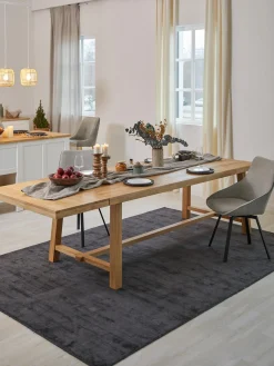 Tavolo Allungabile In Legno Di Quercia Brooklyn, In Verie Misure