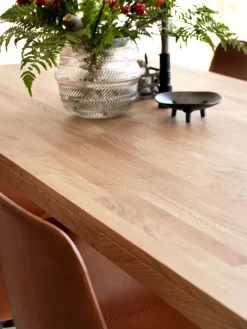 Tavolo Allungabile In Legno Di Quercia Brooklyn, In Verie Misure