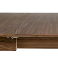 Tavolo Allungabile In Legno Di Noce Glimps 120 - 162 X 80 Cm