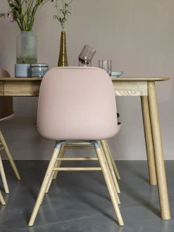 Tavolo Allungabile In Legno Di Frassino Glimps, 120 - 162 X 80 Cm