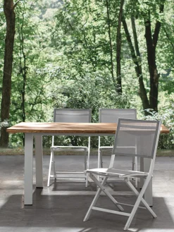 Tavolo Da Giardino Con Gambe In Metallo Oslo