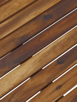 Tavolo Da Giardino In Legno Di Acacia Bo 100 X 60 Cm
