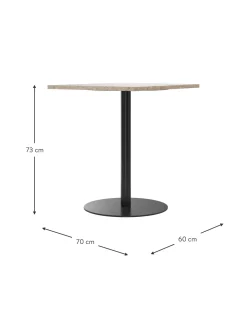 Tavolo Da Pranzo In Pietra Arenaria Harbour, 60 X 70 Cm