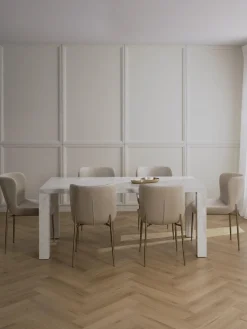 Tavolo Effetto Marmo Carl, 180 X 90 Cm