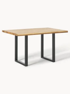 Tavolo In Legno Di Quercia Oliver, Varie Misure