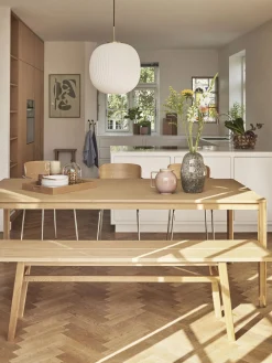 Tavolo In Legno Di Quercia Acorn, 140 X 80 Cm