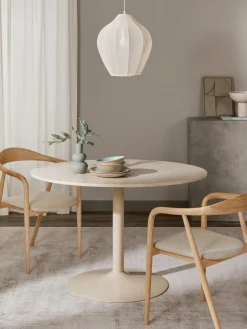 Tavolo Ovale In Marmo Miley, 120 X 90 Cm