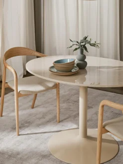 Tavolo Ovale In Marmo Miley, 120 X 90 Cm