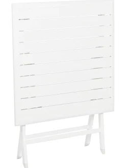 Tavolo Pieghevole Da Giardino Bianco Elin, 70 X 70 Cm