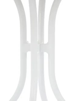 Tavolo Rotondo Da Balcone Con Piano In Legno Di Teak Hard & Ellen