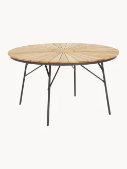 Tavolo Rotondo Da Giardino Con Piano In Legno Di Teak In Varie Misure Hard & Ellen