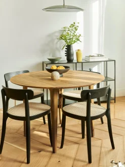 Tavolo Rotondo In Legno Di Quercia Archie, O 110 Cm