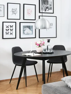 Tavolo Rotondo In Legno Di Caucciu Yumi, O 115 Cm