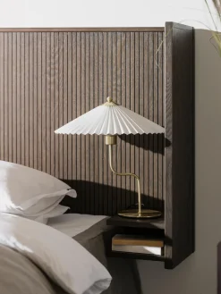 Testiera In Legno Di Quercia Con Ripiani Redmond