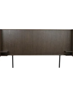 Testiera In Legno Di Quercia Con Ripiani Redmond