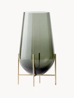 Vaso Da Terra In Vetro Soffiato Echasse