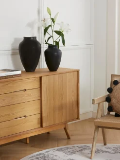 Vaso Fatto A Mano Nero Latona