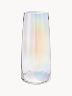 Vaso Grande In Vetro Soffiato Iridescente Myla