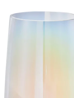 Vaso Grande In Vetro Soffiato Iridescente Myla