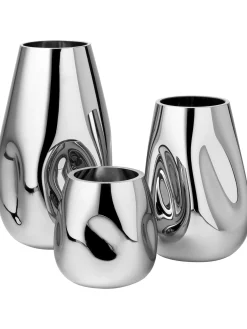 Vaso Grande In Vetro Soffiato Mirror