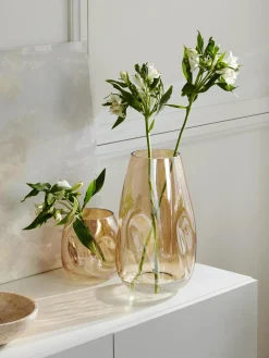 Vaso Grande In Vetro Soffiato Luster