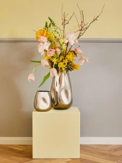 Vaso Grande In Vetro Soffiato Mirror