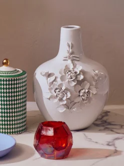 Vaso In Porcellana Di Design Rose