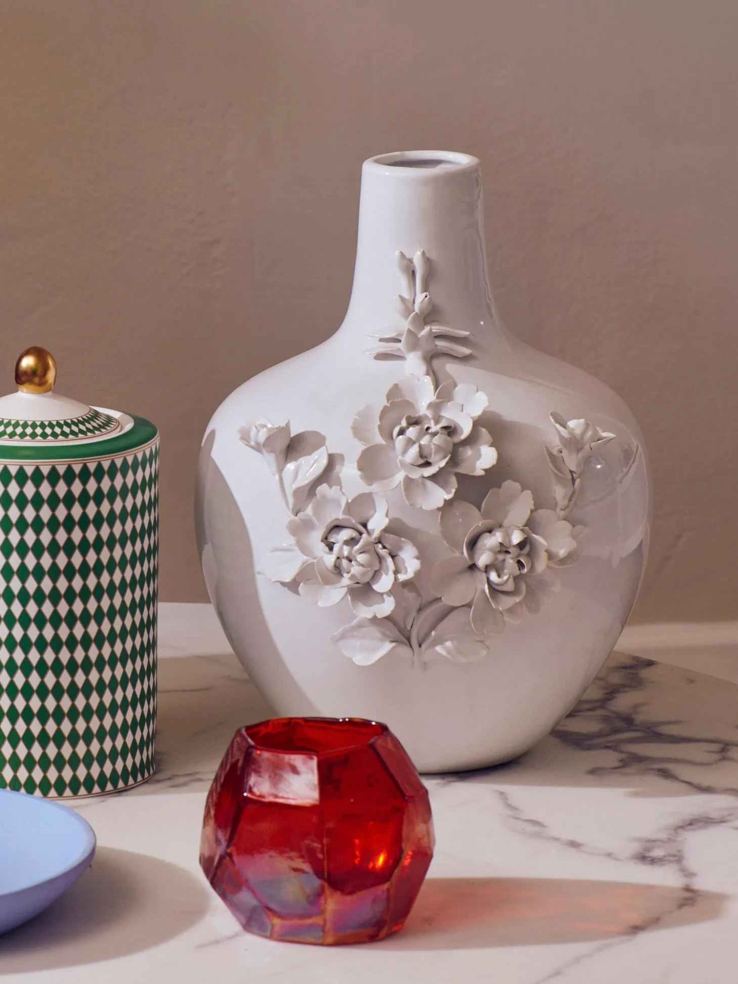 Vaso In Porcellana Di Design Rose