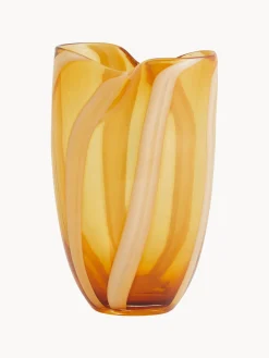 Vaso In Vetro Dipinto A Mano Halki