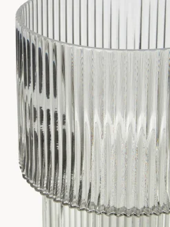 Vaso In Vetro Rigato Lija