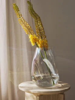 Vaso In Vetro Soffiato Iridescente Rainbow