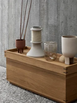 Vaso In Vetro Soffiato Opal, Alt. 20 Cm