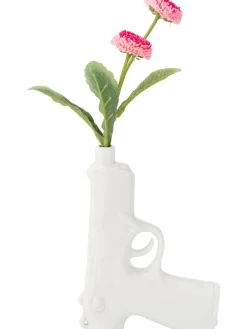 Vaso Piccolo Di Design In Porcellana Gun