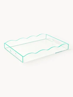 Vassoio Decorativo Con Bordo Ondulato Elsa