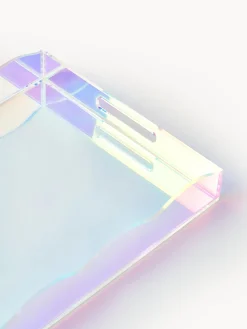 Vassoio Decorativo Con Bordo Ondulato Elsa