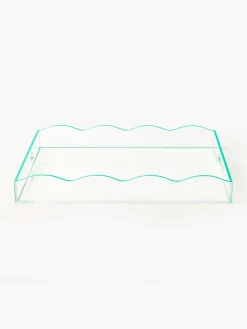 Vassoio Decorativo Con Bordo Ondulato Elsa