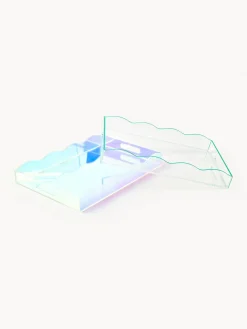 Vassoio Decorativo Con Bordo Ondulato Elsa