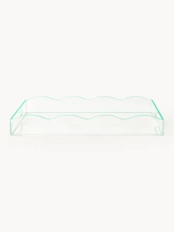 Vassoio Decorativo Con Bordo Ondulato Elsa