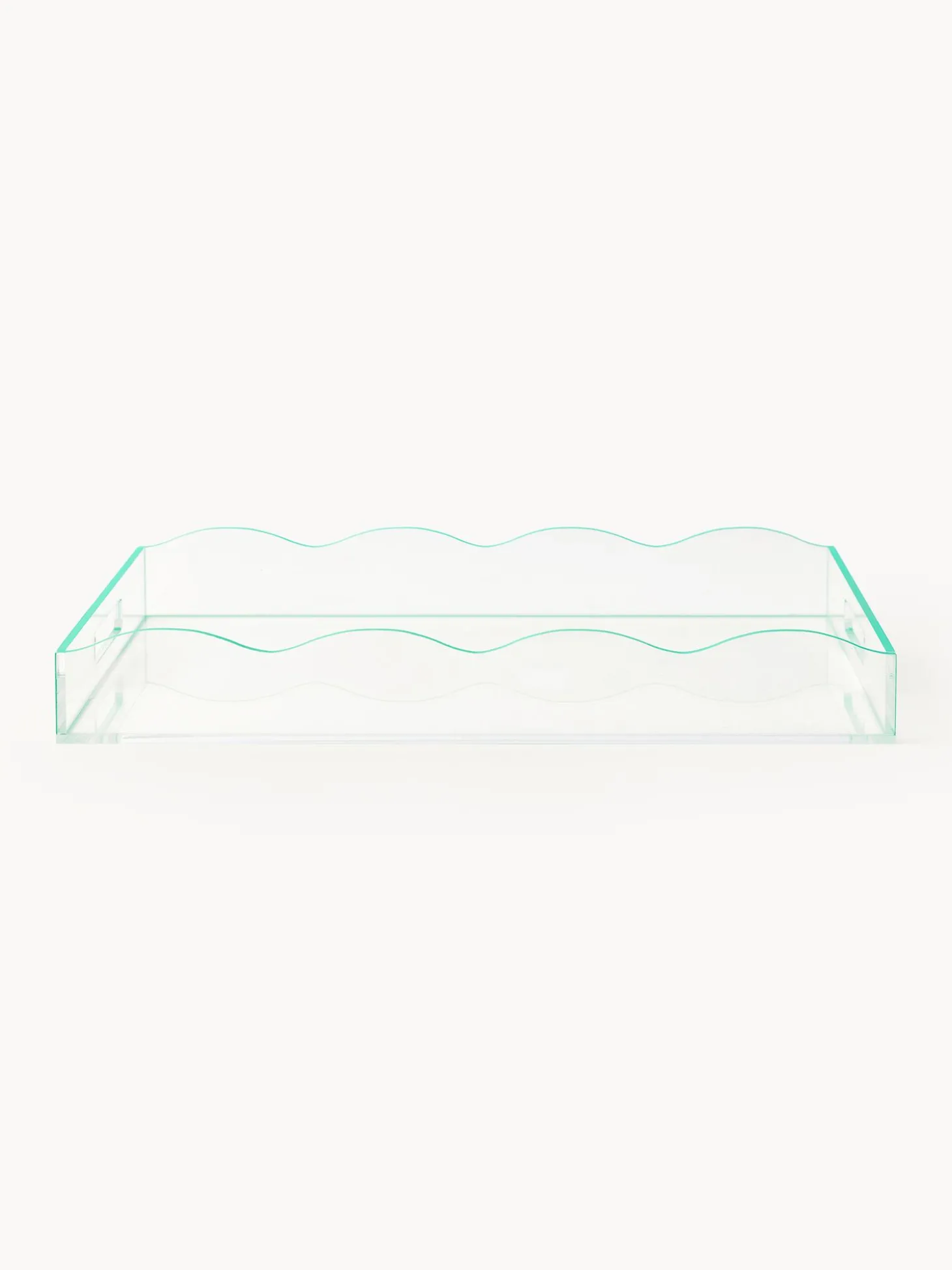 Vassoio Decorativo Con Bordo Ondulato Elsa