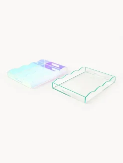 Vassoio Decorativo Con Bordo Ondulato Elsa