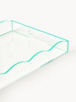 Vassoio Decorativo Con Bordo Ondulato Elsa