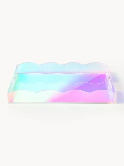 Vassoio Decorativo Con Bordo Ondulato Elsa